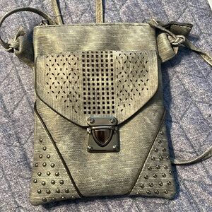 NWOT Small crossbody shoulder bag slate blue/gray